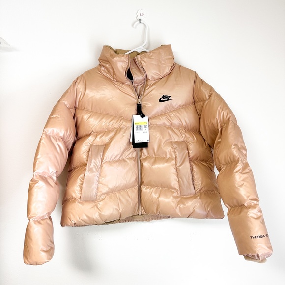 Nike | Nike ThermaFit City Jacket (Beige) - Picture 3 of 10